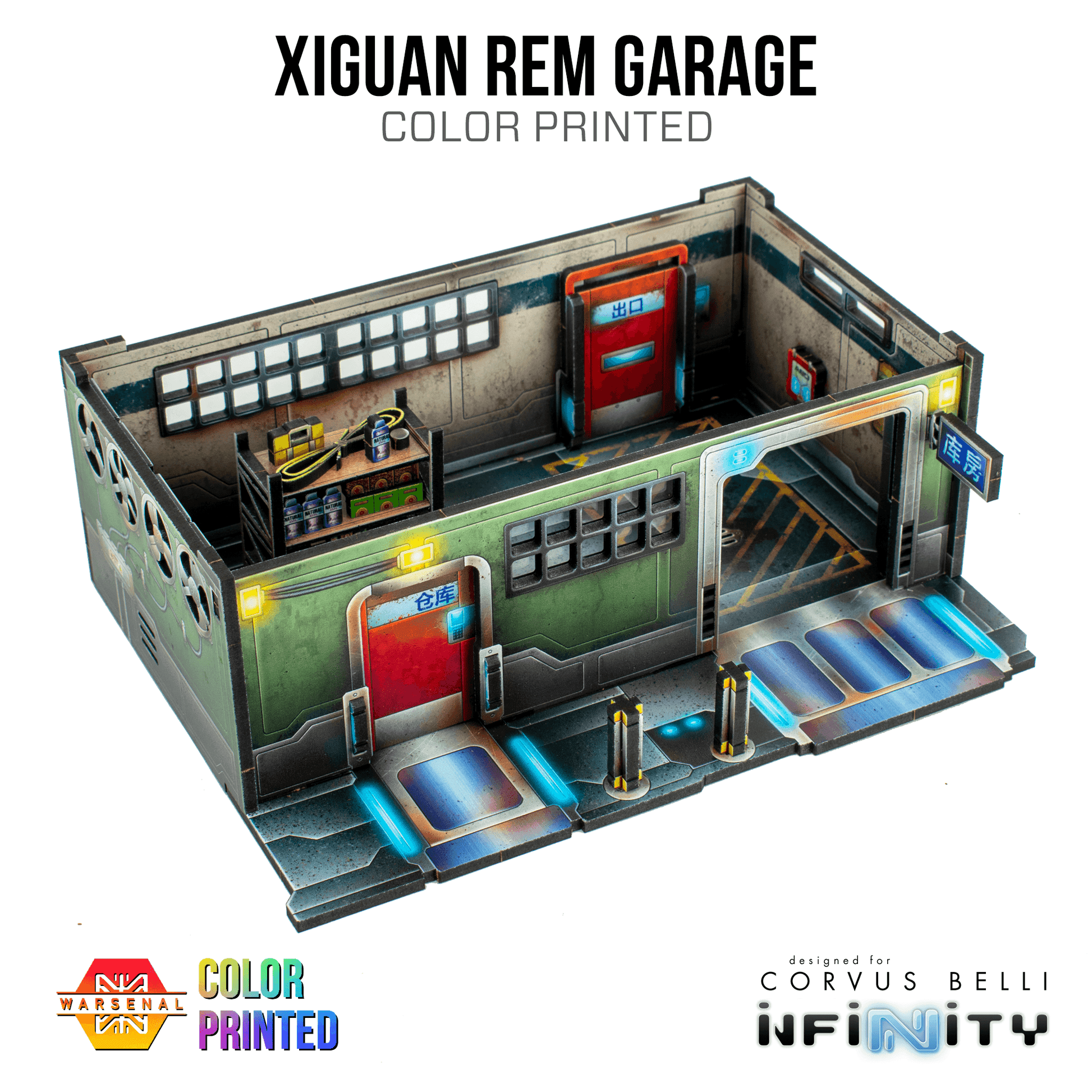 Xiguan Components - Ground Floors - REM Garage / Color Printed