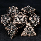 DND Dice - Skull Series Metal Dice Set