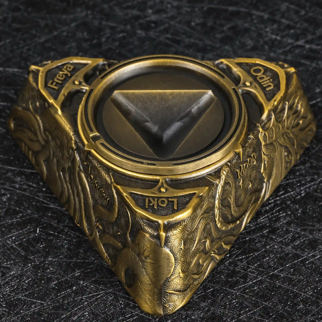 Kickstarter Dice -  7-in-1  Unique  Metal D6 Spinning Dice 2.0