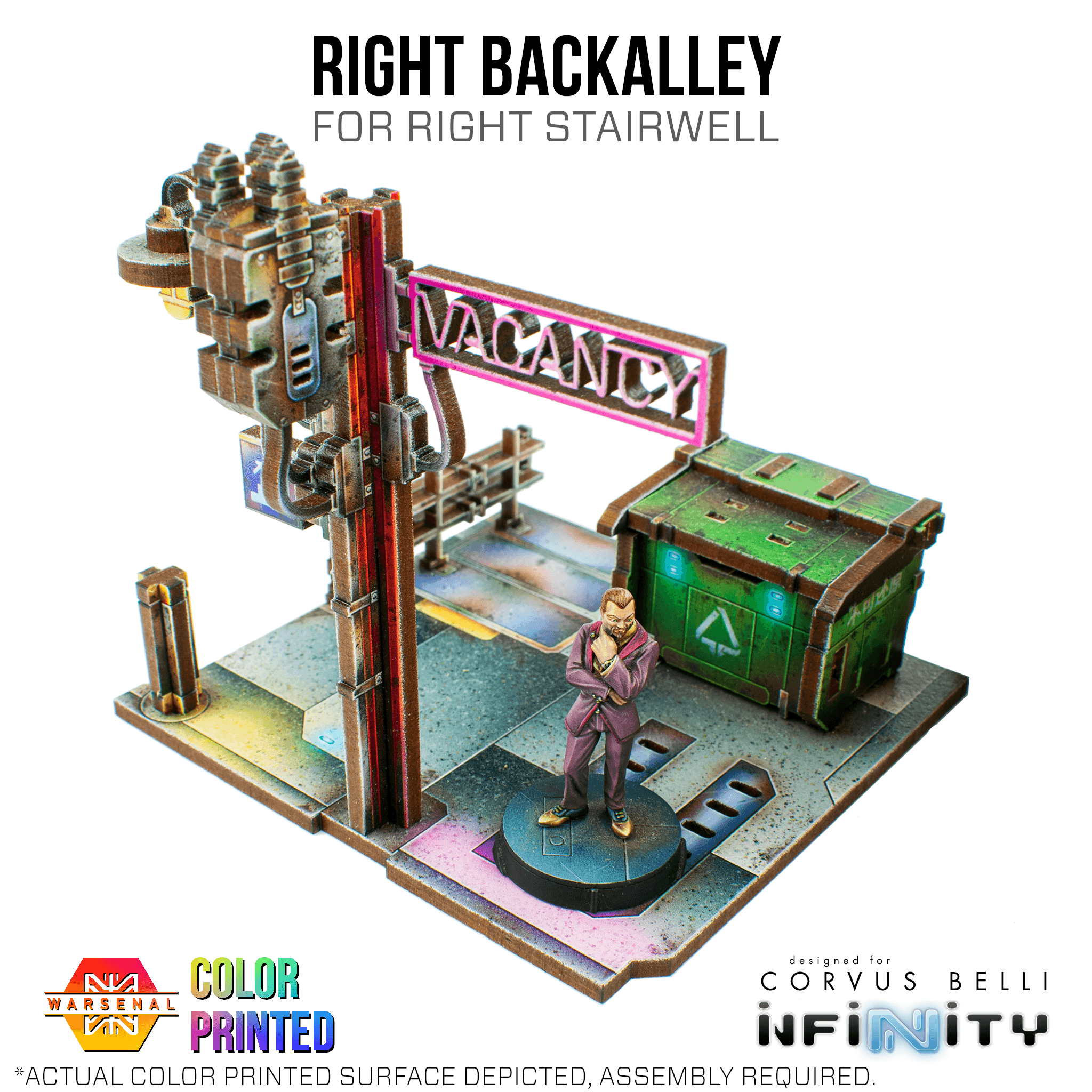 Xiguan Right Back Alley - Color Printed