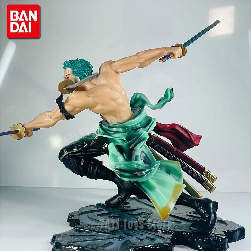 Roronoa Zoro One Piece Figure, Anime Figurines King of Hell Wano Onigashima Santoryu Ogi