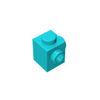 Gobricks GDS-1046 Modified Brick 1 x 1 with Studs on 2 Sides | Building Block for DIY