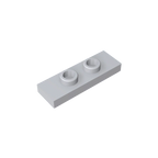 Gobricks GDS-1504 Plate, Modified 1 x 3 with 2 Studs (Double Jumper) | Compatible Building Block Piece