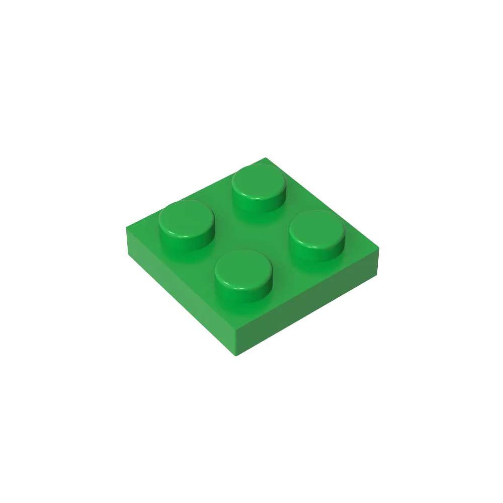Gobricks Plate 2 x 2 Building Block | Compatible with Lego 3022