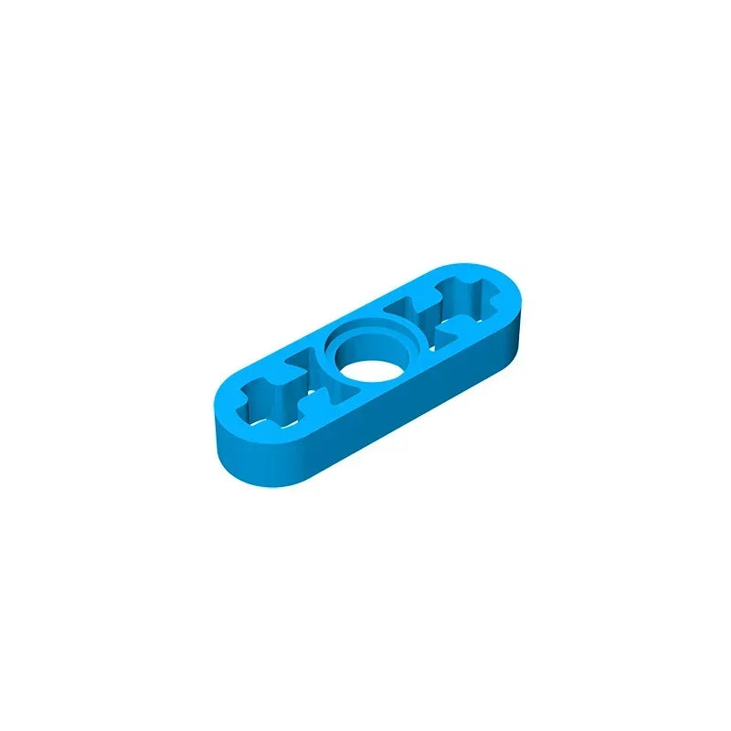 Gobricks GDS-689 Technical Liftarm Thin 1 x 3 | Building Block with Axle Holes Compatible with Lego 6632