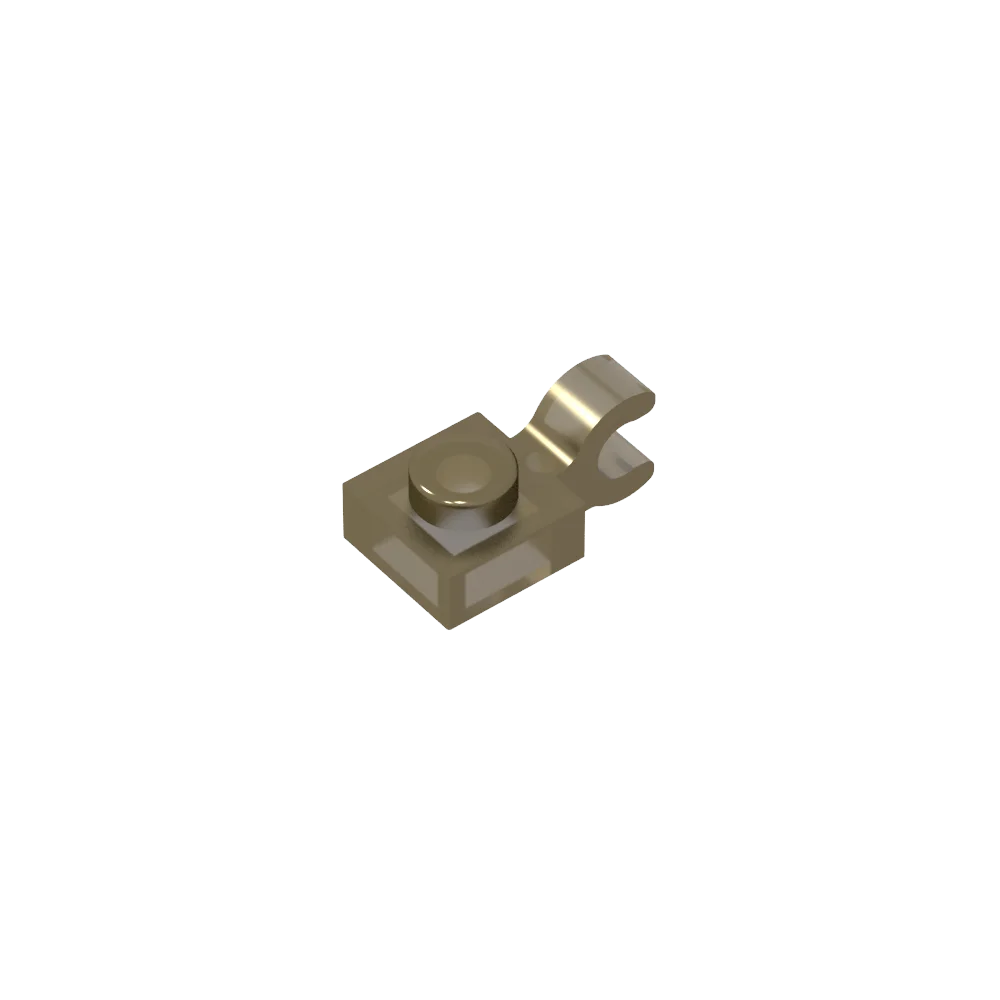 Gobricks GDS-813 1x1 Plate with Vertical Holder | Compatible with Lego 6019 and 61252