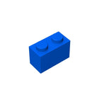 Educational Assemblage Gobricks Brick 1 x 2 without Bottom Tube | Compatible with Lego 3004 3065 35743