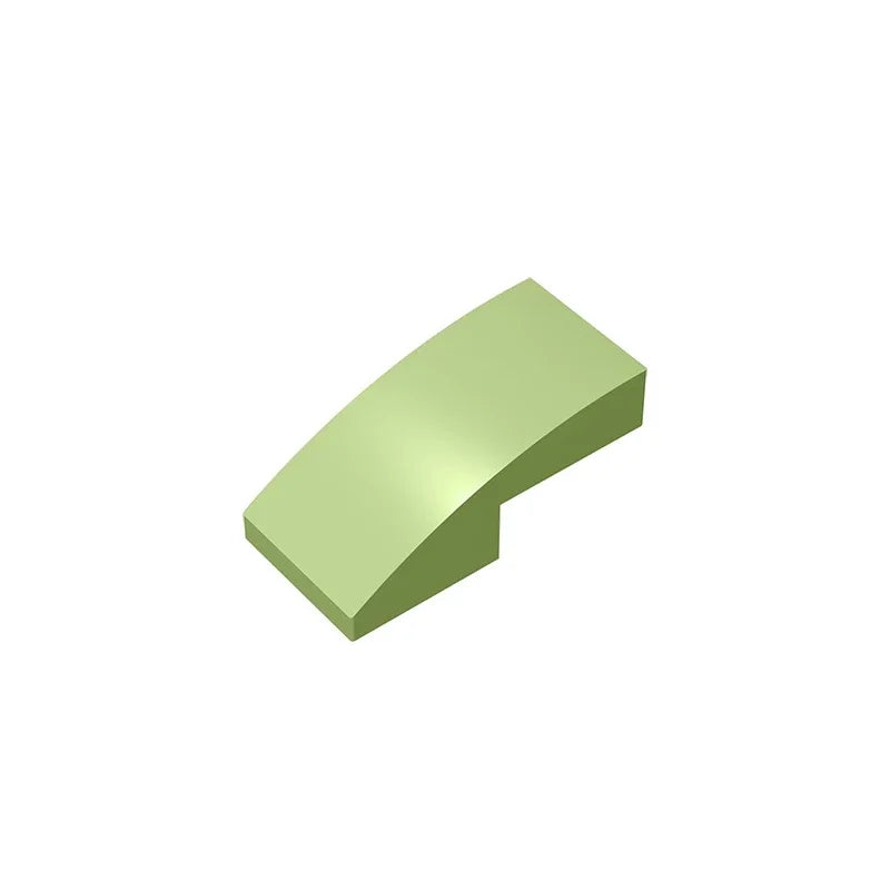 Gobricks GDS-795 Slope, Curved 2 x 1 Inverted | Compatible Building Block for DIY Projects