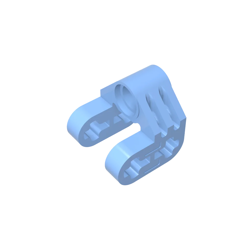 Gobricks GDS-1029 Axle and Pin Connector Perpendicular Split | Compatible with Lego 92907