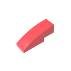 Gobricks GDS-657 Slope, Curved 3 x 1 | Compatible Building Block for Creative Construction
