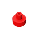 Gobricks Tile Round 1x1 with Bar and Pin Holder | Compatible Building Block