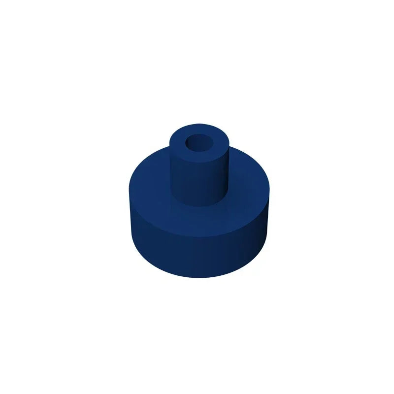 Gobricks Tile Round 1x1 with Bar and Pin Holder | Compatible Building Block