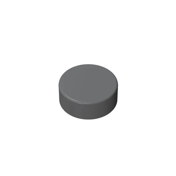 Gobricks GDS-612 Flat Tile 1x1 Round | Compatible Building Block