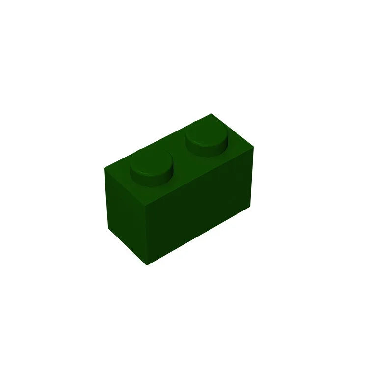 Educational Assemblage Gobricks Brick 1 x 2 without Bottom Tube | Compatible with Lego 3004 3065 35743