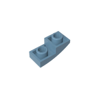Gobricks GDS-795 Slope, Curved 2 x 1 Inverted | Compatible Building Block for DIY Projects
