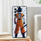 Anime Goku phone cases for Samsung A53 A52 A33 A32 A51 A71 A21S A13 A73 A50 A22 A23 A03 A72 A54 A12 5G Black Phone Case