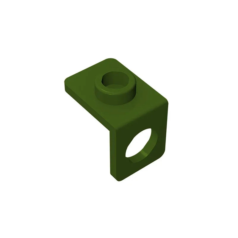 Gobricks GDS-1165 Minifig Neck Bracket with Back Stud | Thin Back Wall Building Block