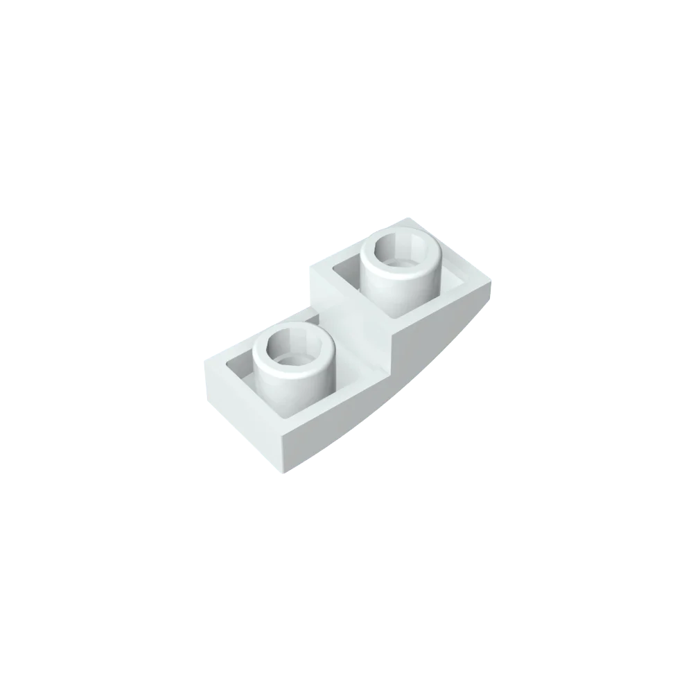 Gobricks GDS-795 Slope, Curved 2 x 1 Inverted | Compatible Building Block for DIY Projects