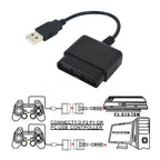 PS2 to PS3/PC USB Adapter Converter Cable for Gaming Controller | Retro Gaming Accessory