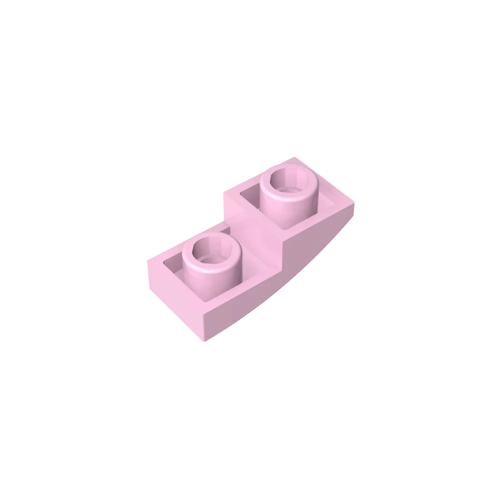 Gobricks GDS-795 Slope, Curved 2 x 1 Inverted | Compatible Building Block for DIY Projects