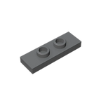 Gobricks GDS-1504 Plate, Modified 1 x 3 with 2 Studs (Double Jumper) | Compatible Building Block Piece