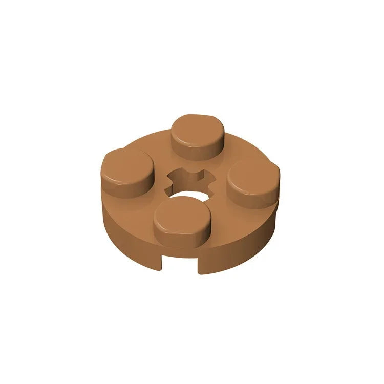 Gobricks GDS-609 PLATE 2X2 ROUND | Compatible Building Blocks for DIY Educational Models