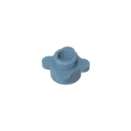 Gobricks GDS-839 Plate Round 1x1 with Flower Edge | Compatible with Lego 33291 28573