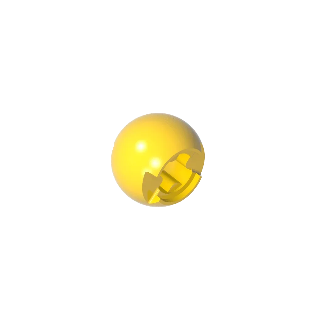 Gobricks GDS-1056 Technical Ball Joint with Through Axle Hole | Compatible Building Block Piece