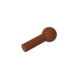 Gobricks Bar 1L with Tow Ball | Compatible Building Block Technical Parts