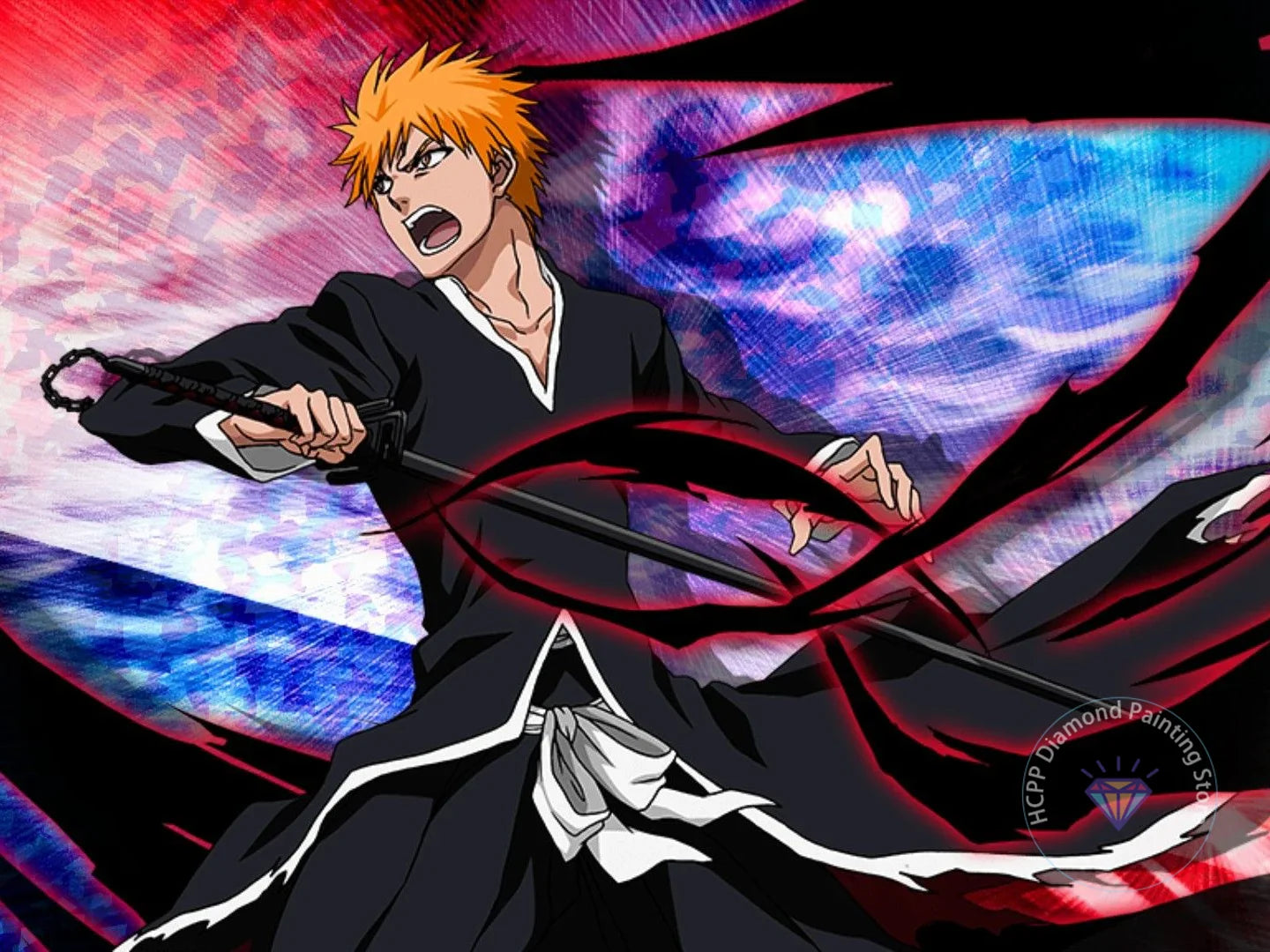 Anime Bleach Diamond Painting Kit 5D DIY Diamond Embroidery Handmade Art Children's Exquisite Gift Crafts Home Decoration