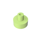 Gobricks Tile Round 1x1 with Bar and Pin Holder | Compatible Building Block