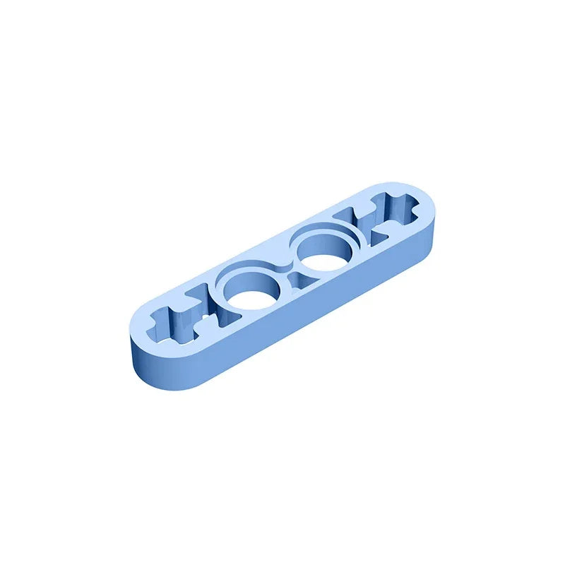 Gobricks GDS-690 Technical Liftarm Thin 1 x 4 with Axle Holes | Compatible Building Block Part 32449