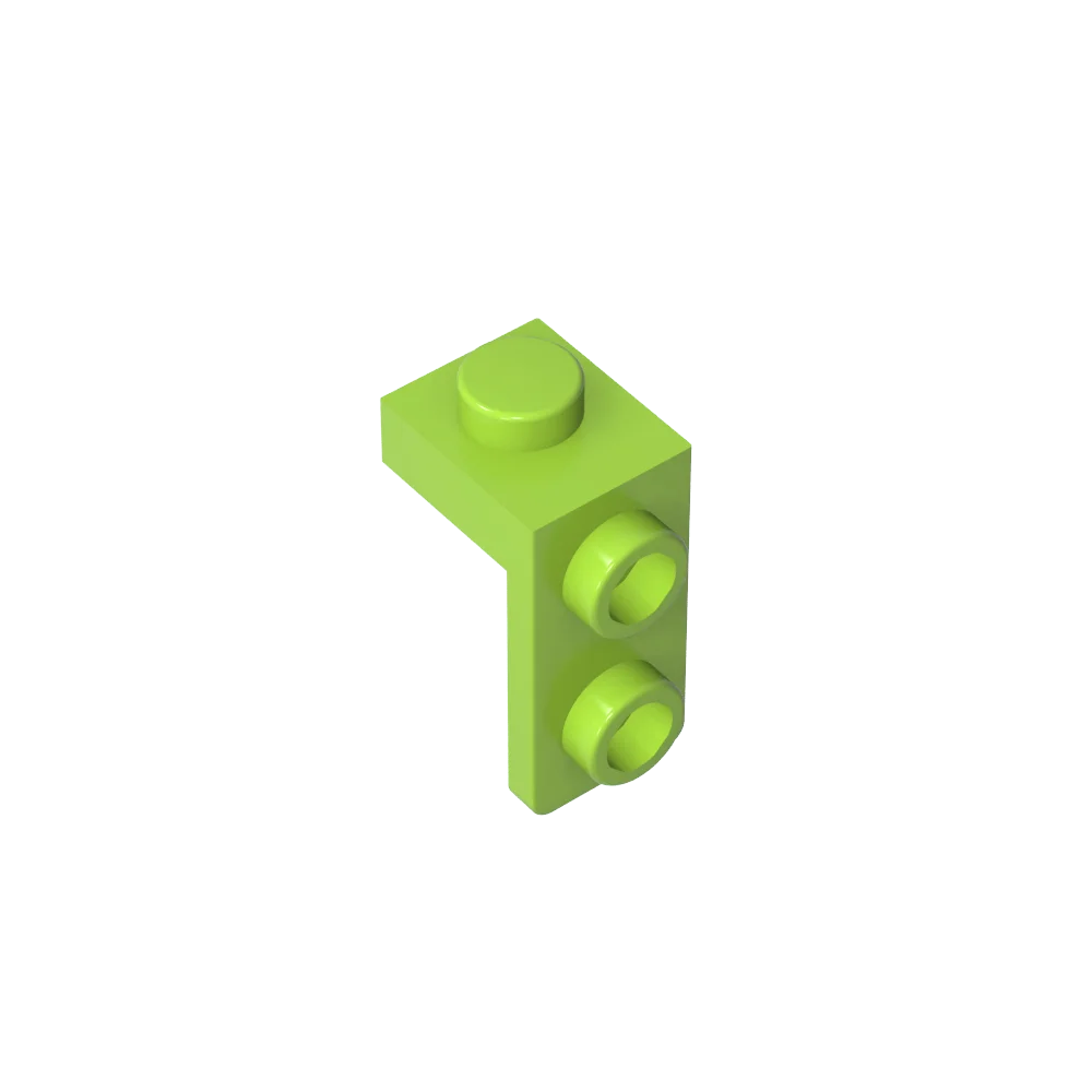 Gobricks Bracket 1 x 1 - 1 x 2 | Compatible Building Block