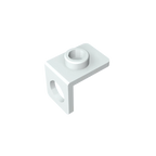 Gobricks GDS-1165 Minifig Neck Bracket with Back Stud | Thin Back Wall Building Block