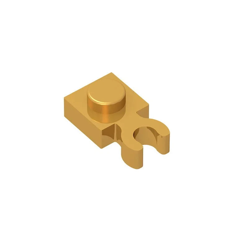 Gobrick GDS-814 PLATE 1X1 W. HOLDER | Building Block for DIY Creations