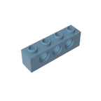 Gobricks GDS-625 Technical Brick 1x4 3-Hole | Compatible with Lego 3701