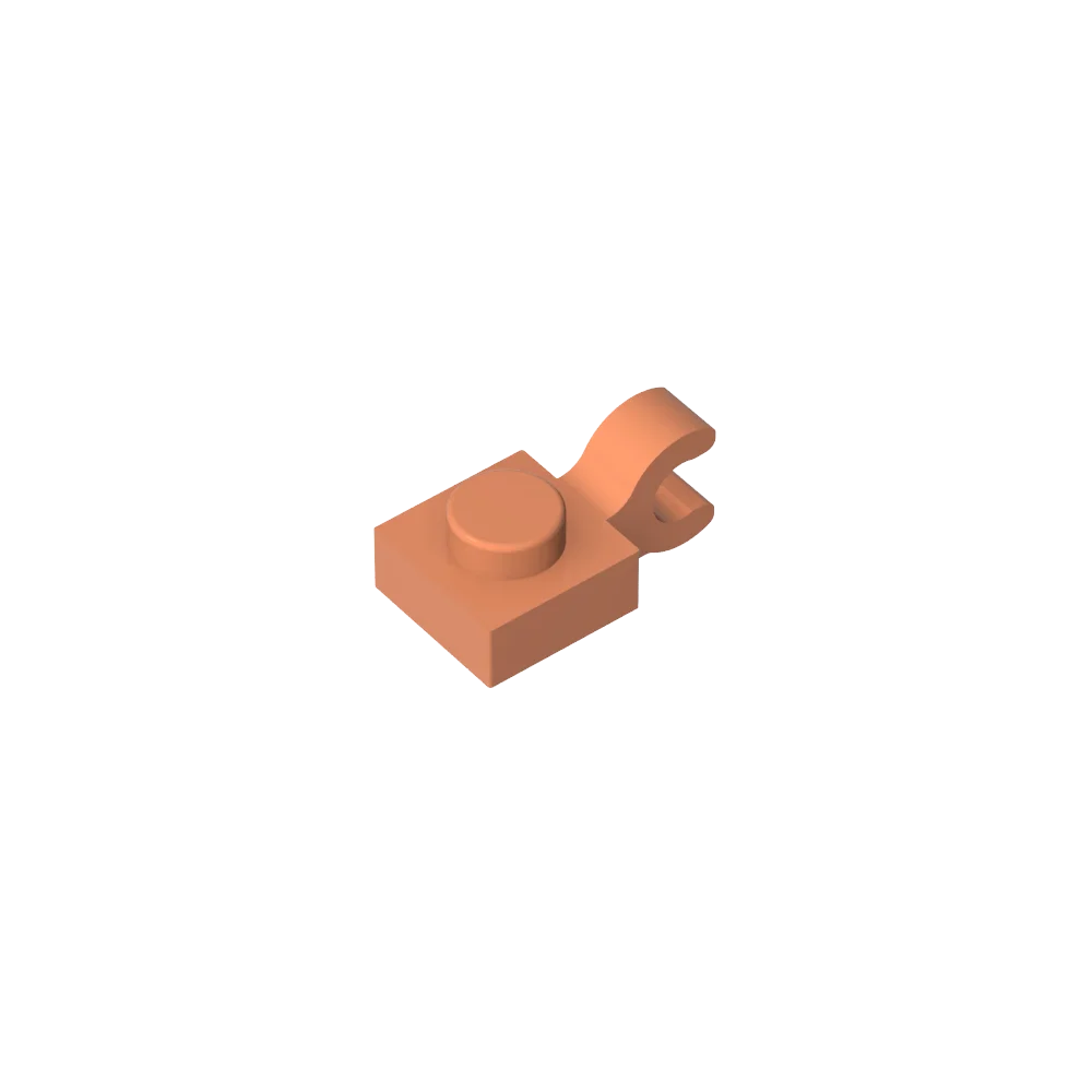 Gobricks GDS-813 1x1 Plate with Vertical Holder | Compatible with Lego 6019 and 61252