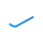 Gobricks GDS-90086 Minifig Hockey Stick | Tapered Shaft Building Block Accessory Compatible with Lego 93559