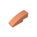 Gobricks GDS-657 Slope, Curved 3 x 1 | Compatible Building Block for Creative Construction