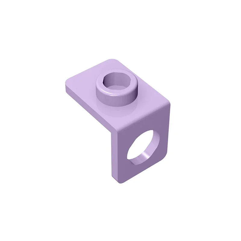 Gobricks GDS-1165 Minifig Neck Bracket with Back Stud | Thin Back Wall Building Block