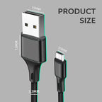 DATA FROG USB Charger Cable for PS4 Controller | 1M 2M 3M Nylon Braided Fast Charging Cord