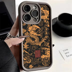 Luxury Fashion East Dragon Soft Phone Case for Samsung Galaxy S24 Ultra S23FE S22 S21 Plus A54 A55 A53 A15 A35 A14 A34 A32 Cover