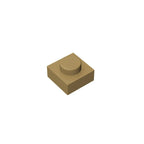 Gobricks GDS-501 Plate 1 x 1 | Compatible Building Blocks for DIY