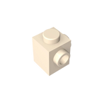 Gobricks GDS-1046 Modified Brick 1 x 1 with Studs on 2 Sides | Building Block for DIY