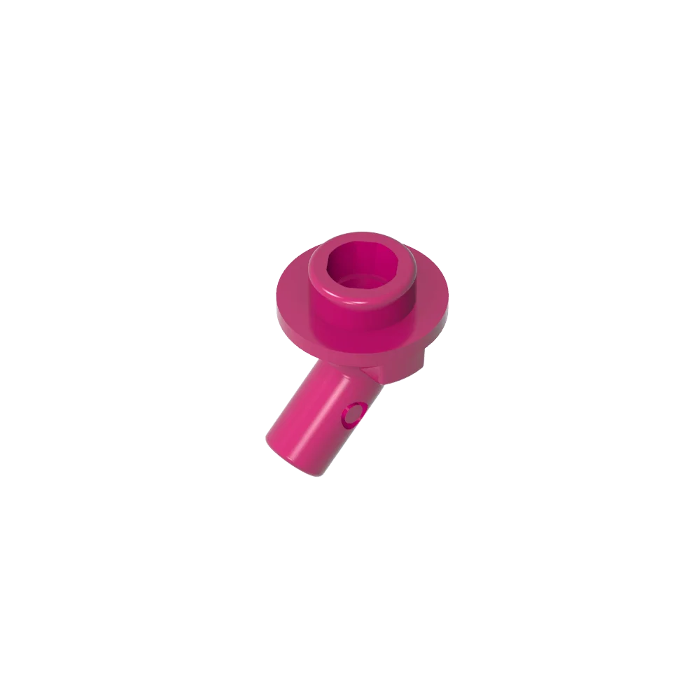 Gobricks GDS-2192 Bar, Angled with Stud on End | Compatible with Lego 65578 Technical Building Block