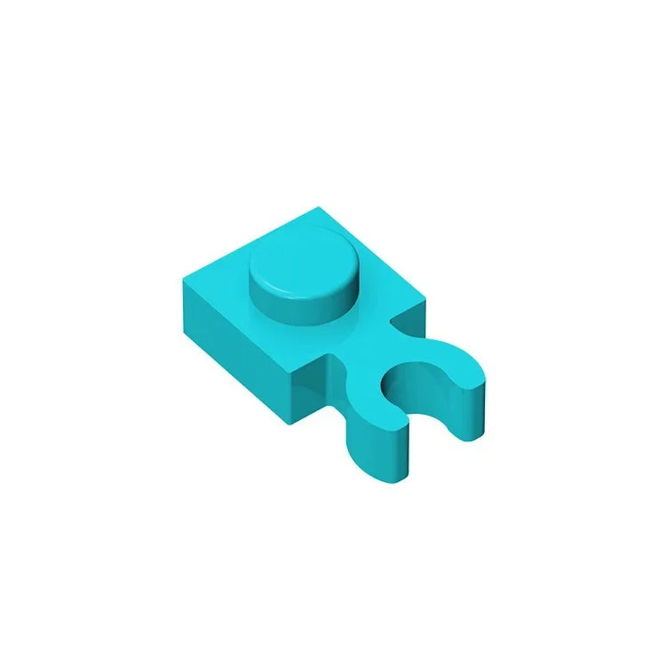 Gobrick GDS-814 PLATE 1X1 W. HOLDER | Building Block for DIY Creations