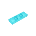 Gobricks GDS-1504 Plate, Modified 1 x 3 with 2 Studs (Double Jumper) | Compatible Building Block Piece