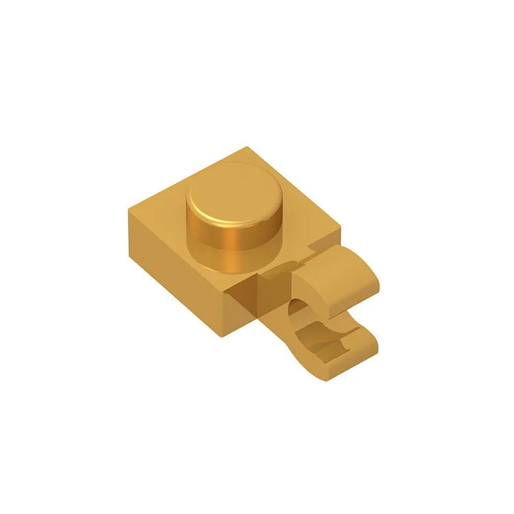 Gobricks GDS-813 1x1 Plate with Vertical Holder | Compatible with Lego 6019 and 61252