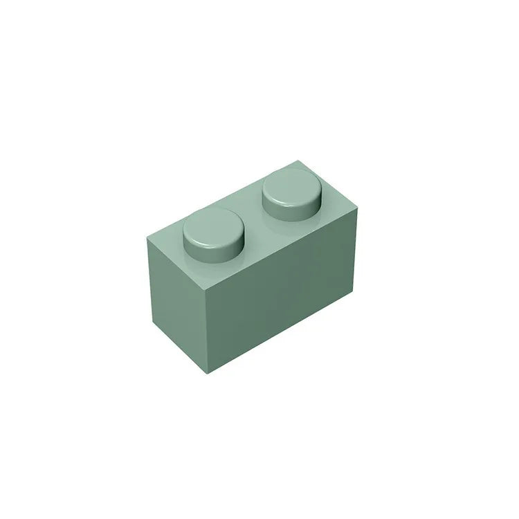 Educational Assemblage Gobricks Brick 1 x 2 without Bottom Tube | Compatible with Lego 3004 3065 35743