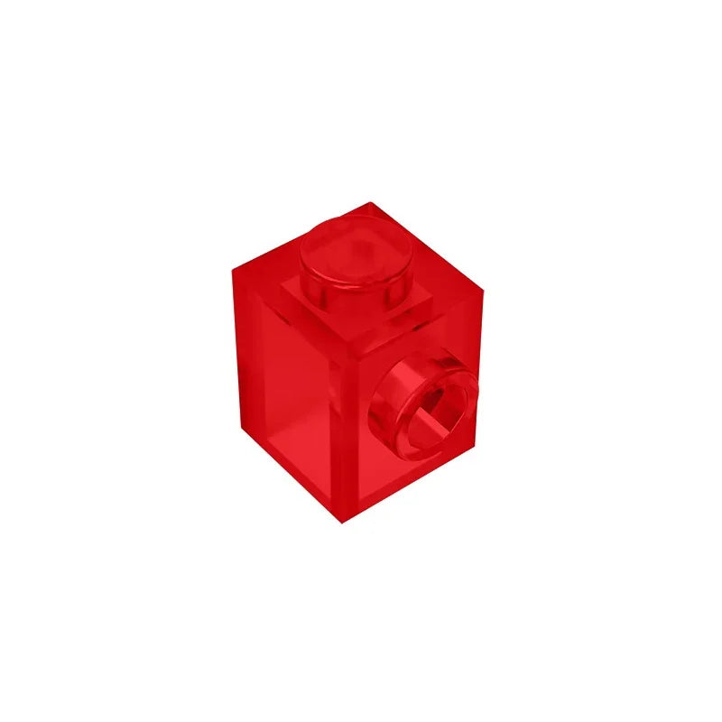 Gobricks GDS-635 BRICK 1X1 W. 1 KNOB | Single Side Bump Building Block Compatible with Lego 87087